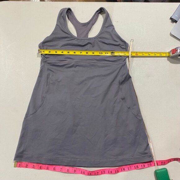 Lululemon Turbo Tank Top Dark Grey Size 2, XS (EUC) - Picture 8 of 10
